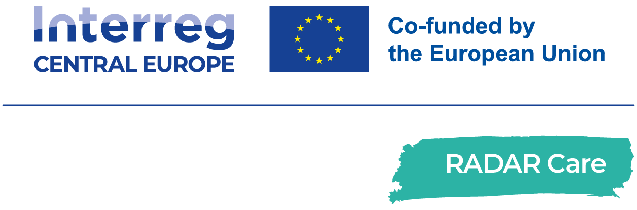 RADAR Care, Interreg CENTRAL EUROPE, co-funded by the European Union